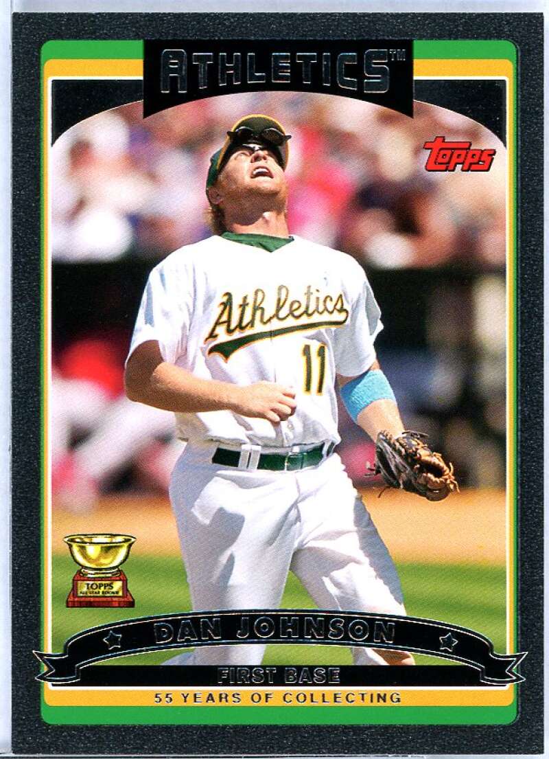 Dan Johnson Card 2006 Topps Black #48 Image 1