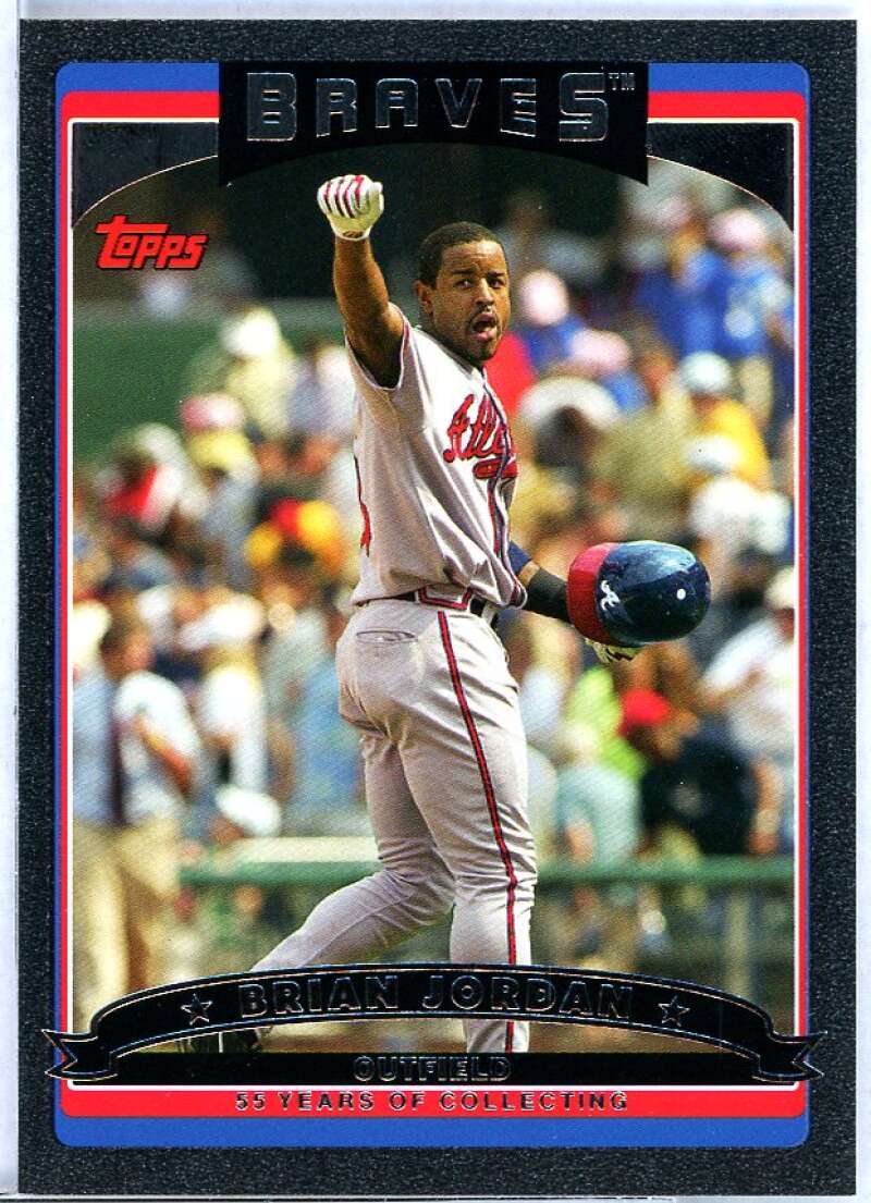 Brian Jordan Card 2006 Topps Black #67 Image 1