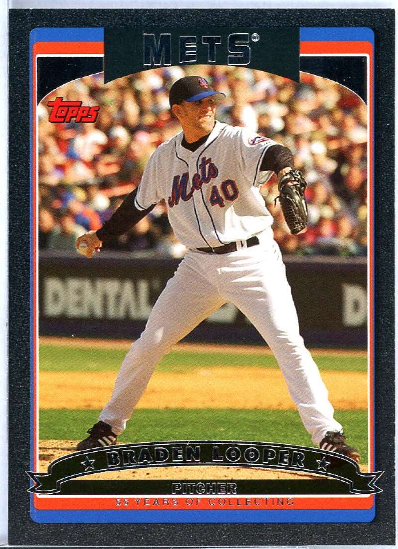 Braden Looper Card 2006 Topps Black #69 Image 1