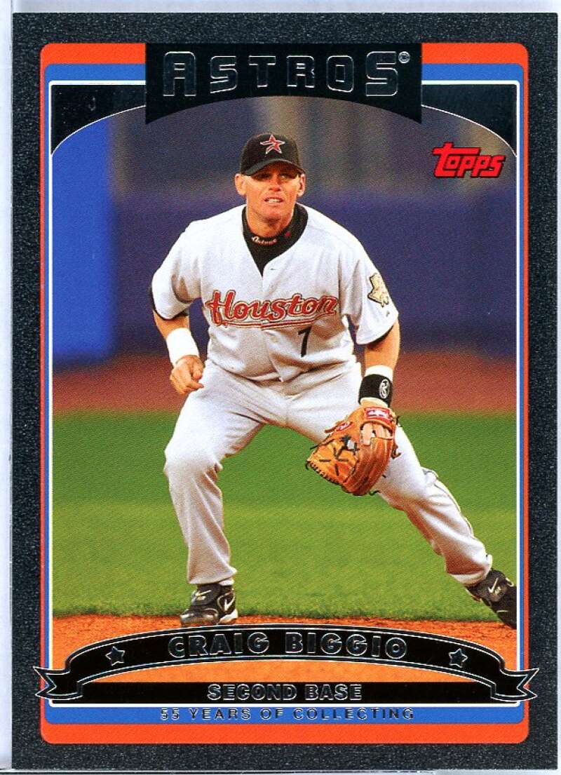 Craig Biggio Card 2006 Topps Black #72 Image 1