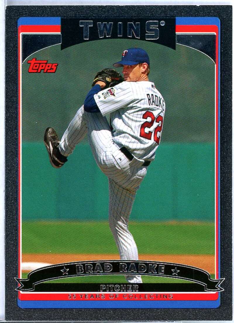 Brad Radke Card 2006 Topps Black #86 Image 1