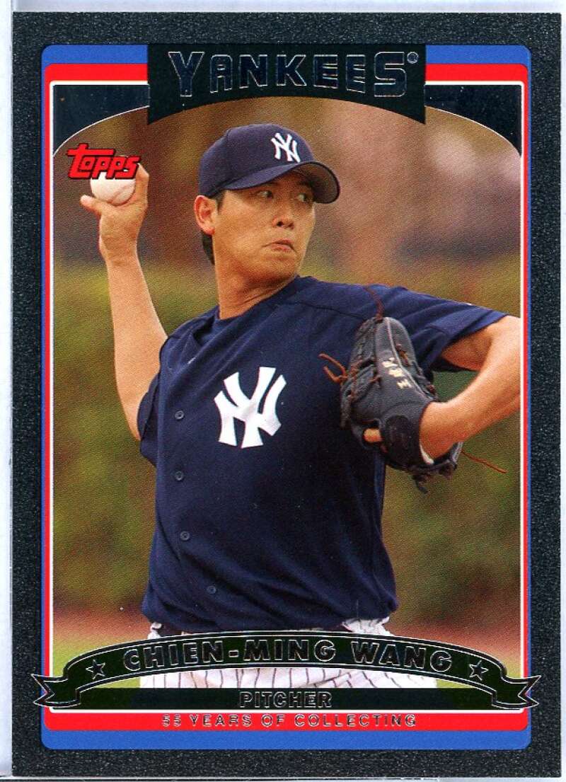 Chien-Ming Wang Card 2006 Topps Black #87 Image 1