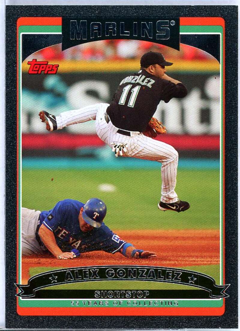 Alex Gonzalez Card 2006 Topps Black #93 Image 1