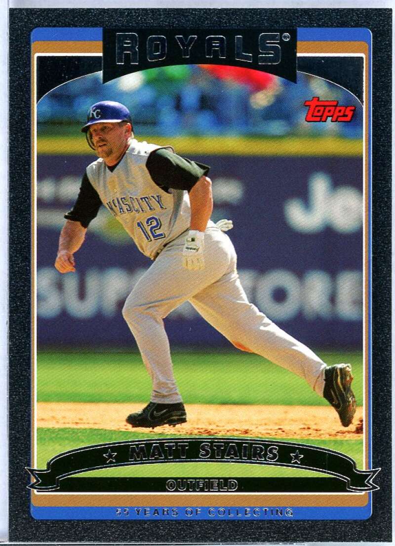 Matt Stairs Card 2006 Topps Black #94 Image 1