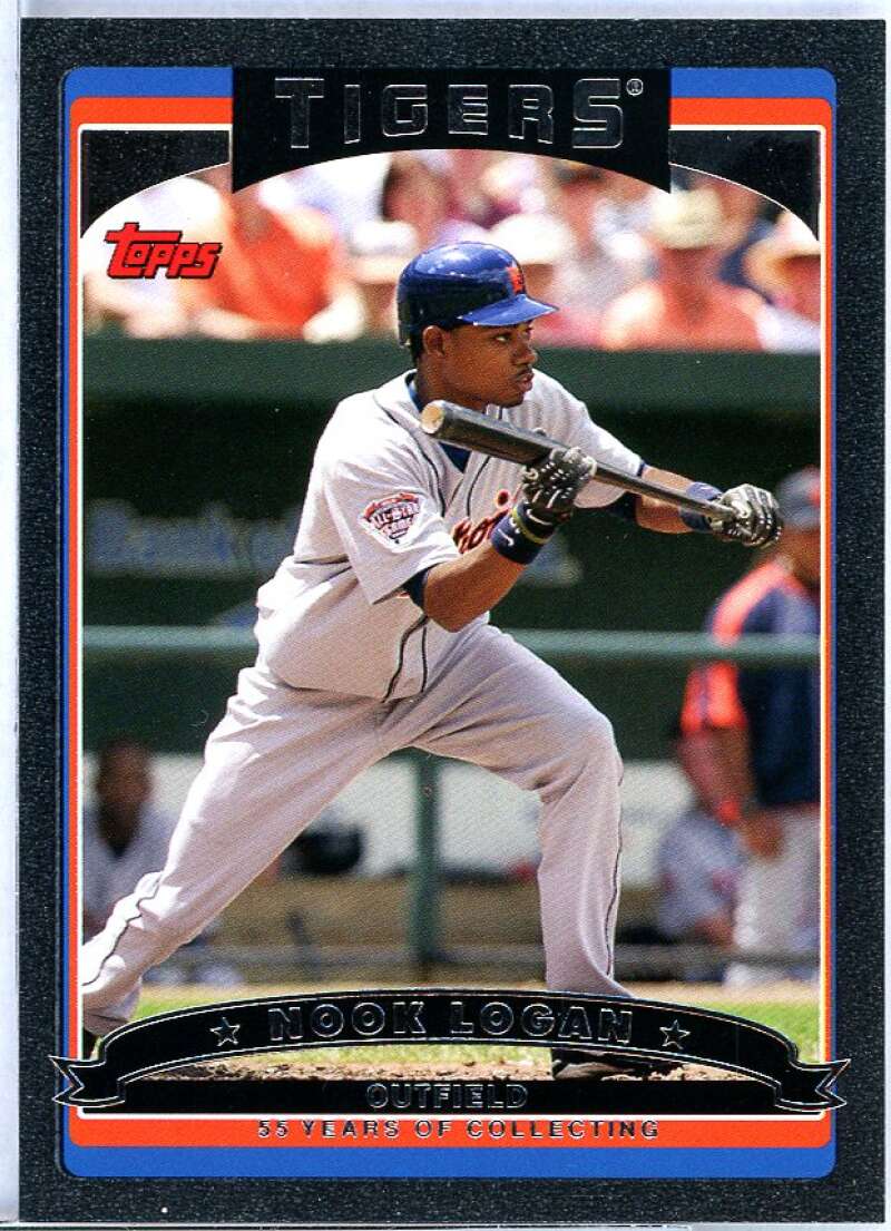 Nook Logan Card 2006 Topps Black #106 Image 1