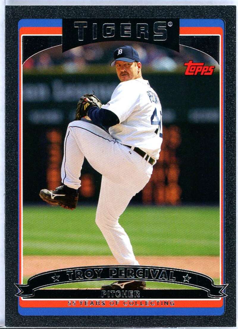 Troy Percival Card 2006 Topps Black #117 Image 1