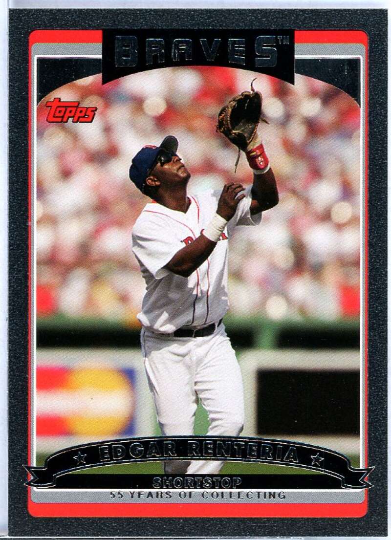 Edgar Renteria Card 2006 Topps Black #120 Image 1