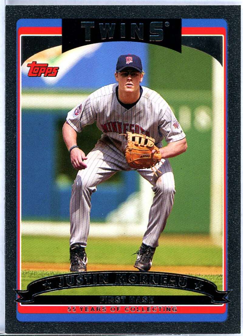 Justin Morneau Card 2006 Topps Black #122 Image 1