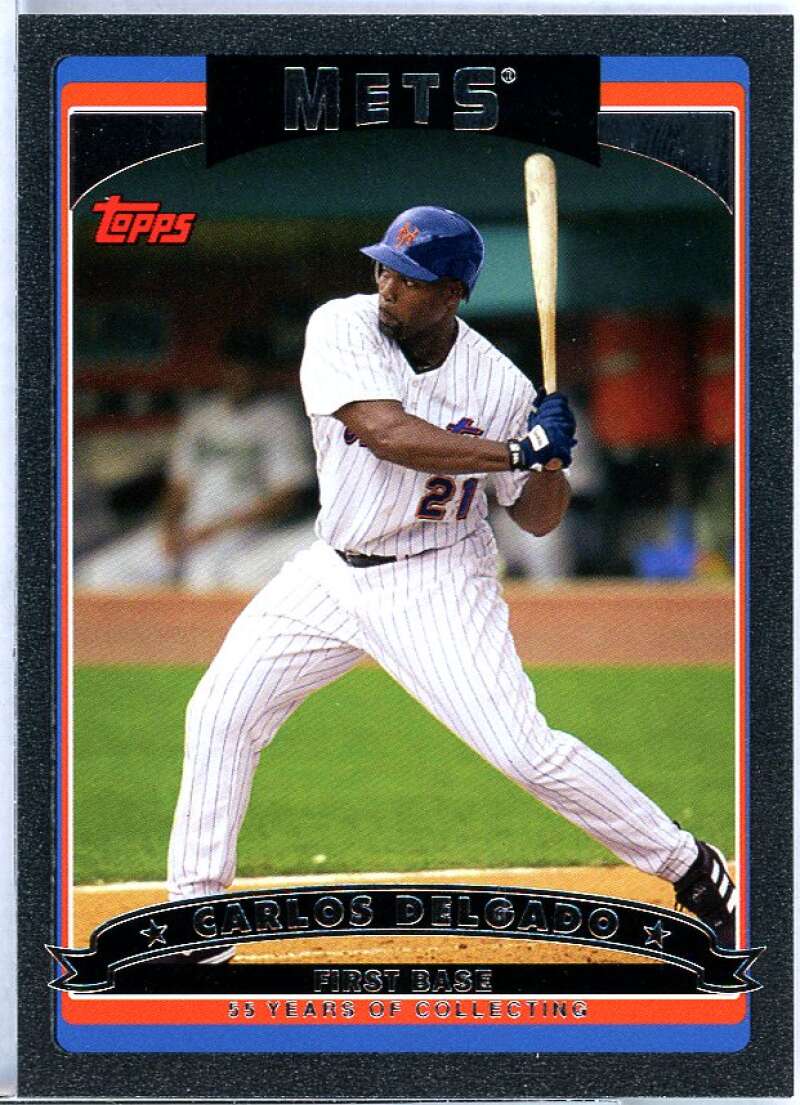 Carlos Delgado Card 2006 Topps Black #125 Image 1