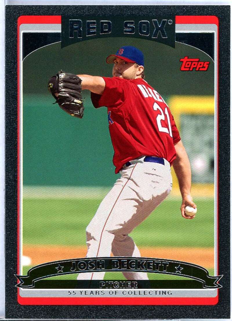 Josh Beckett Card 2006 Topps Black #135 Image 1