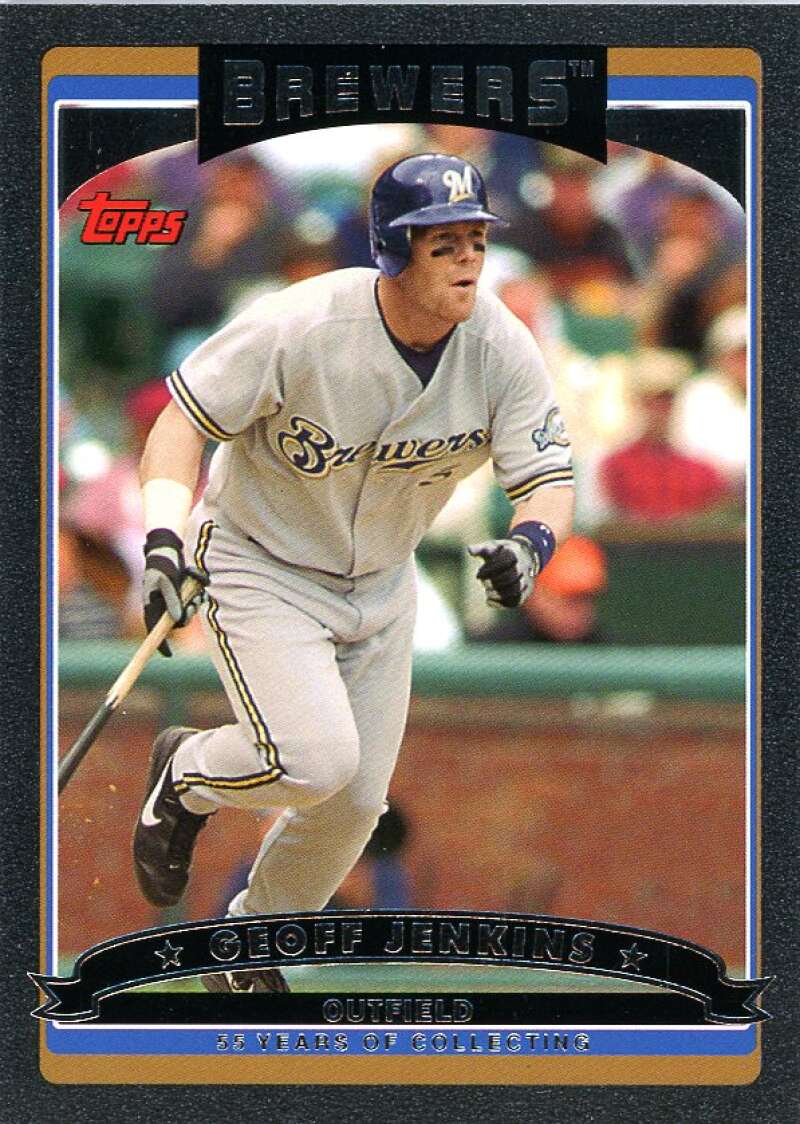 Geoff Jenkins Card 2006 Topps Black #147 Image 1