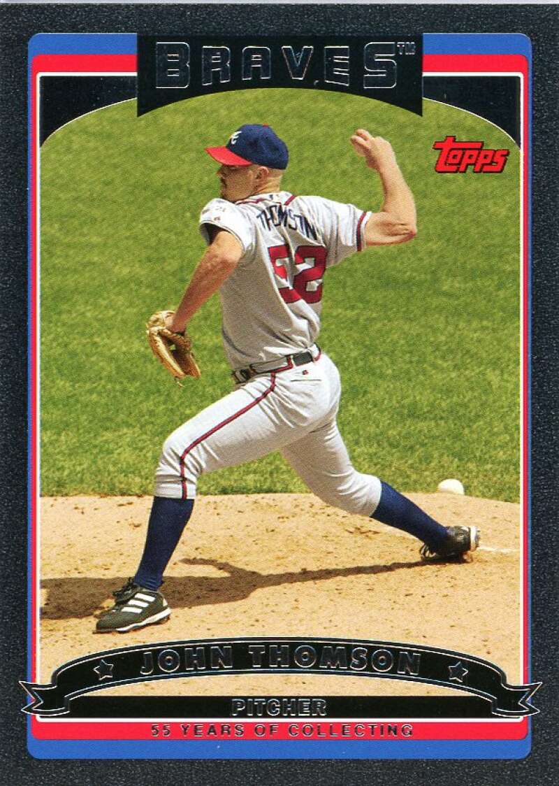 John Thomson Card 2006 Topps Black #148 Image 1