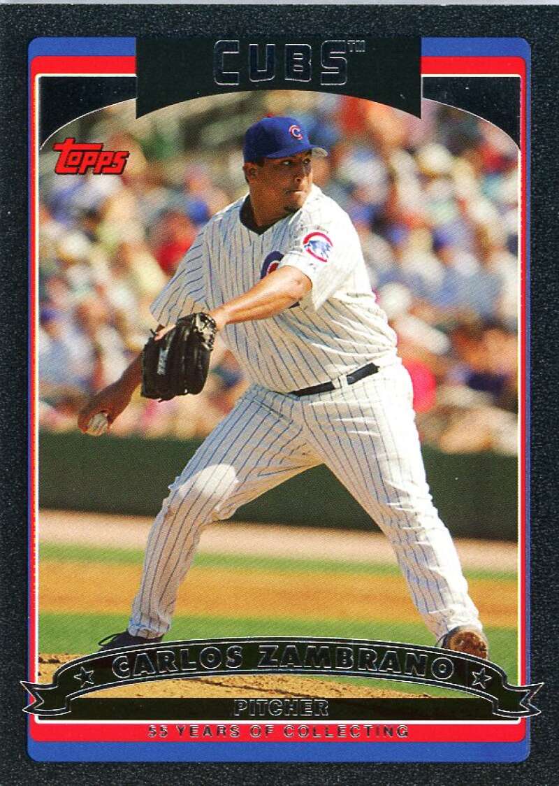 Carlos Zambrano Card 2006 Topps Black #157 Image 1