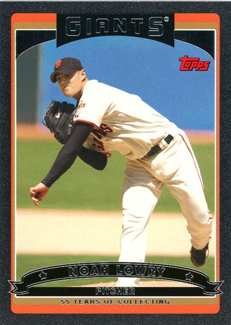 Noah Lowry Card 2006 Topps Black #164 Image 1