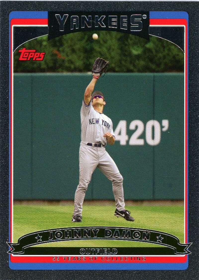 Johnny Damon Card 2006 Topps Black #185 Image 1