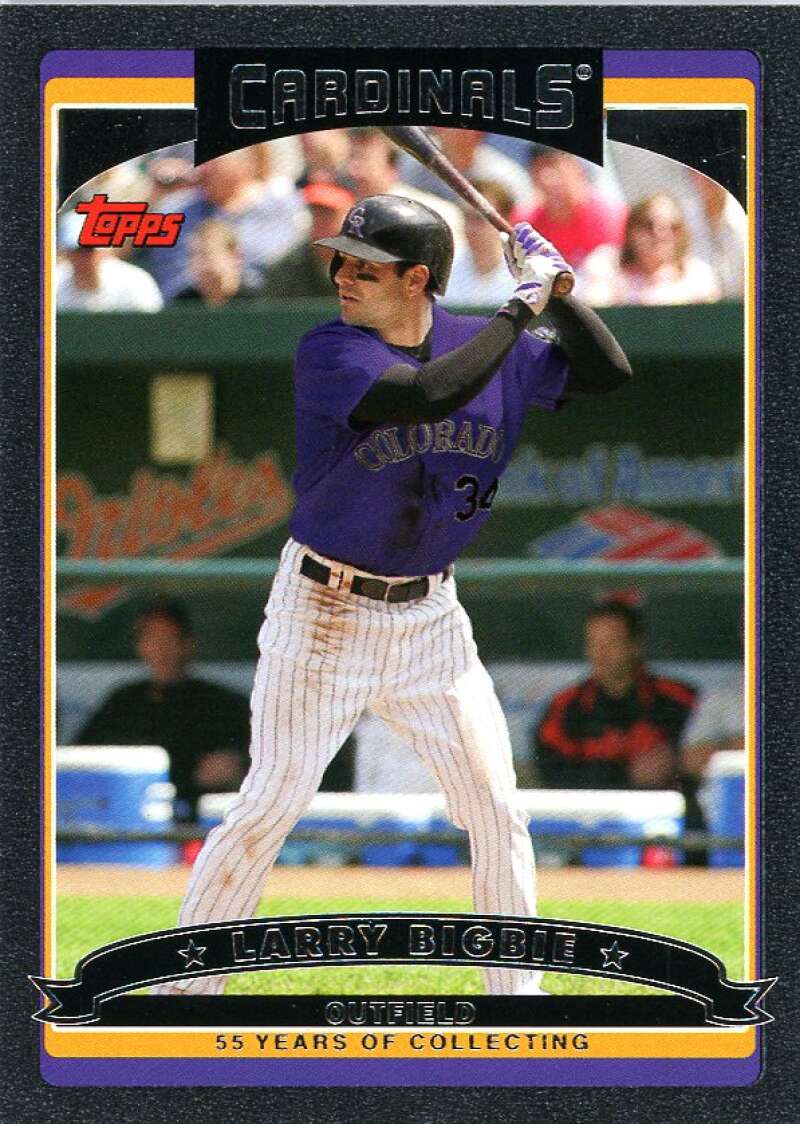 Larry Bigbie Card 2006 Topps Black #192 Image 1