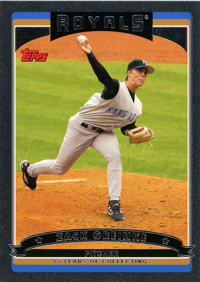 Zack Greinke Card 2006 Topps Black #203 Image 1