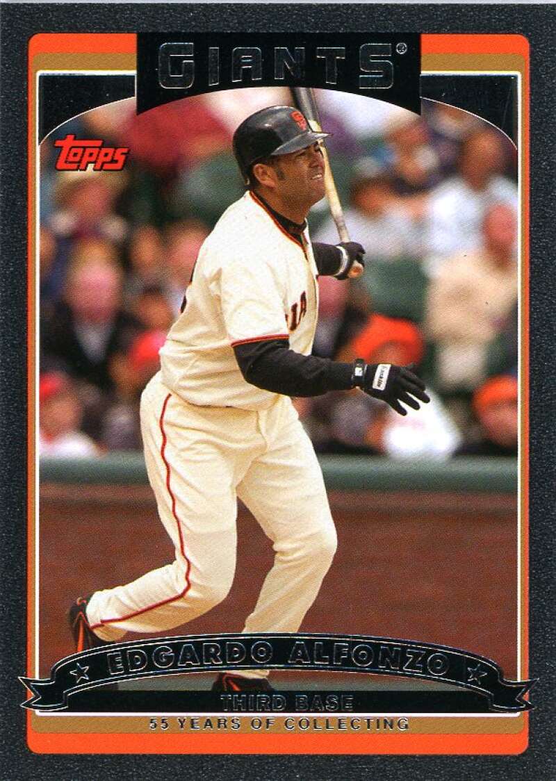 Edgardo Alfonzo Card 2006 Topps Black #206 Image 1