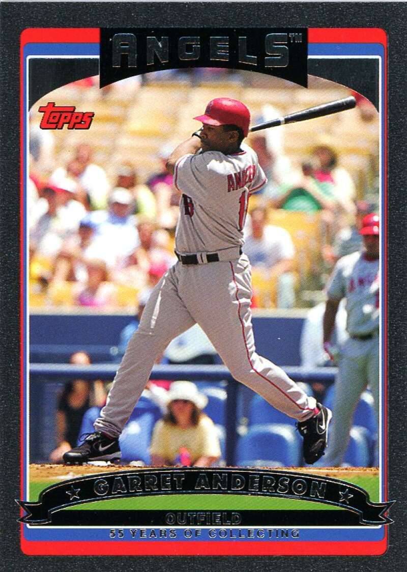 Garret Anderson Card 2006 Topps Black #215 Image 1