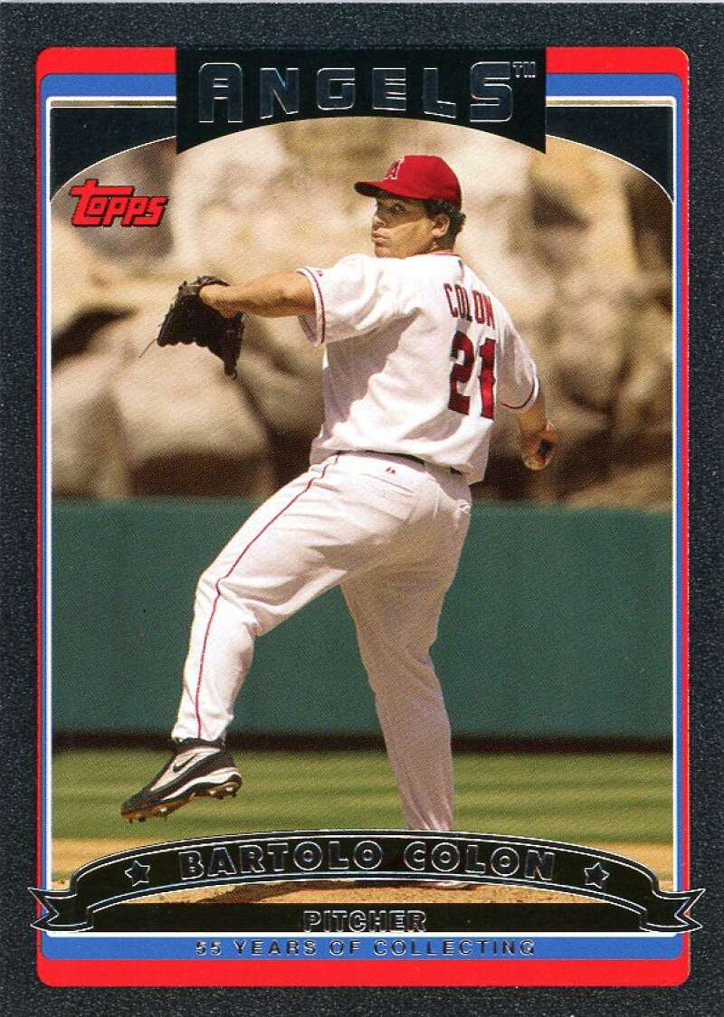 Bartolo Colon Card 2006 Topps Black #224 Image 1