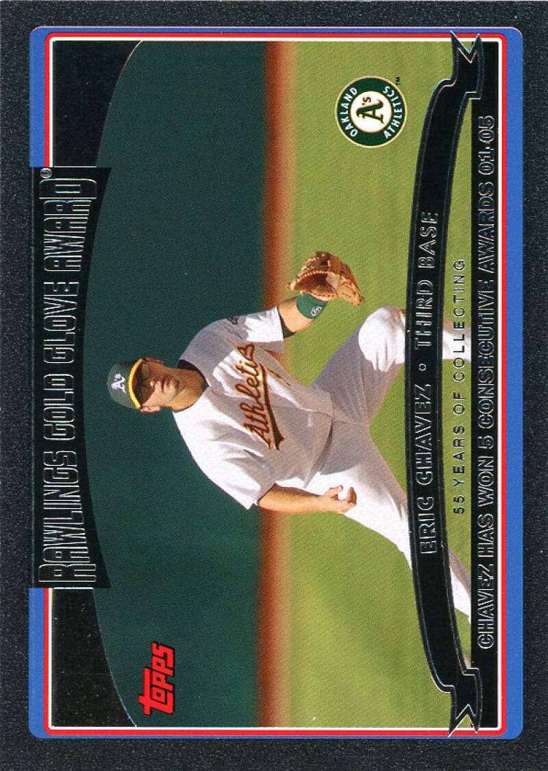 Eric Chavez Card 2006 Topps Black #247 Image 1