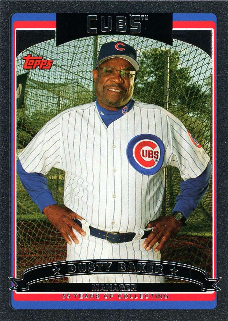 Dusty Baker Card 2006 Topps Black #271 Image 1