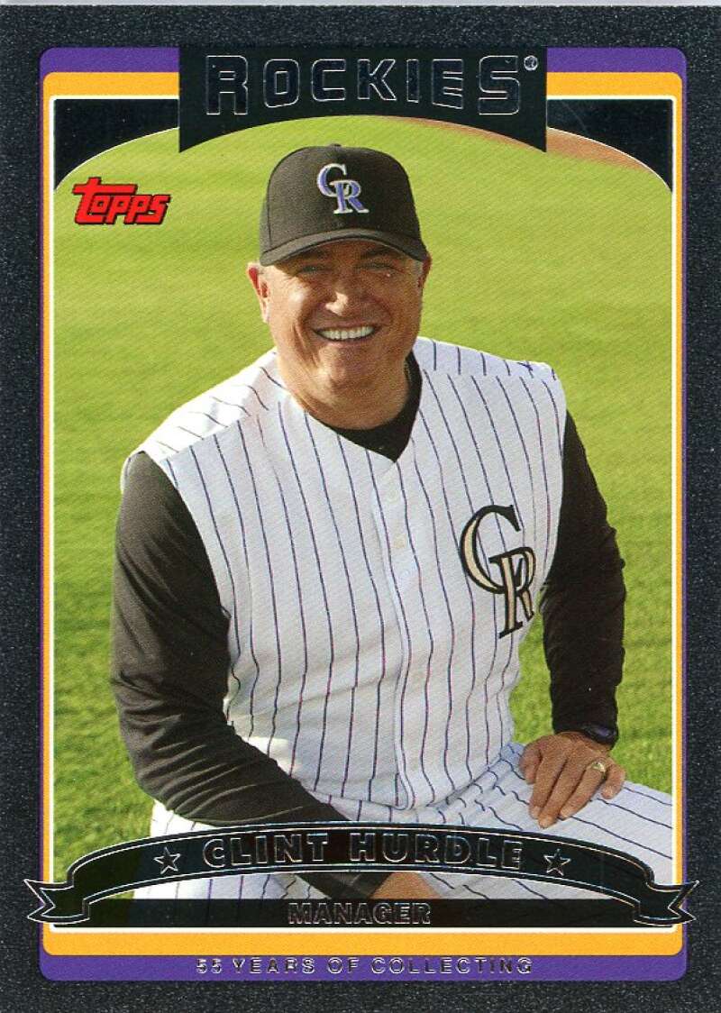 Clint Hurdle Card 2006 Topps Black #274 Image 1