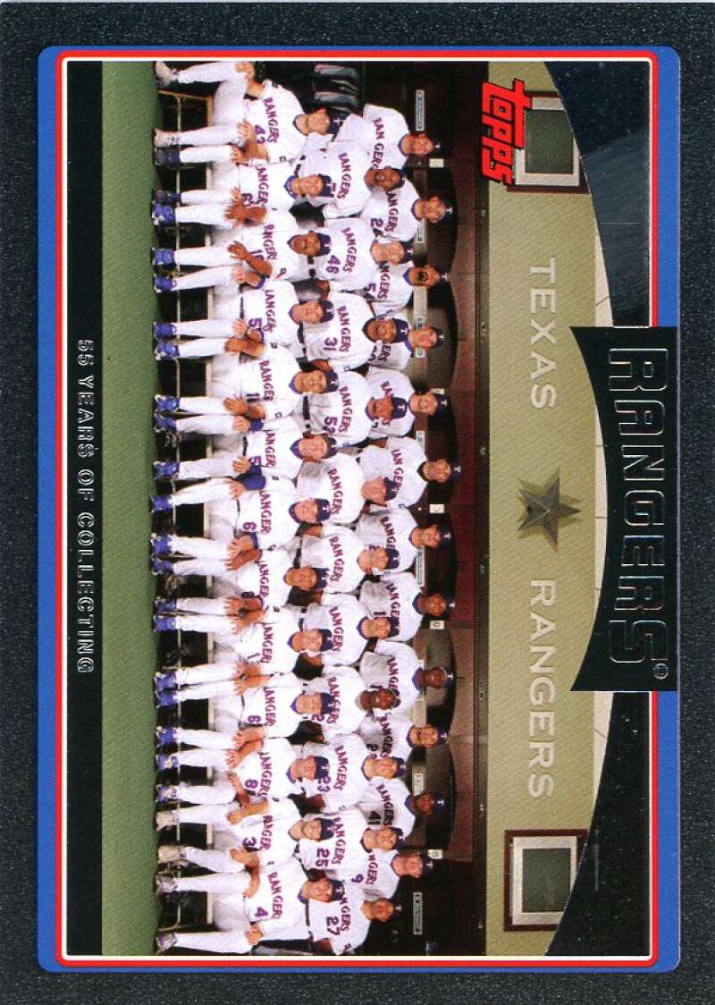 Texas Rangers Card 2006 Topps Black #293 Image 1