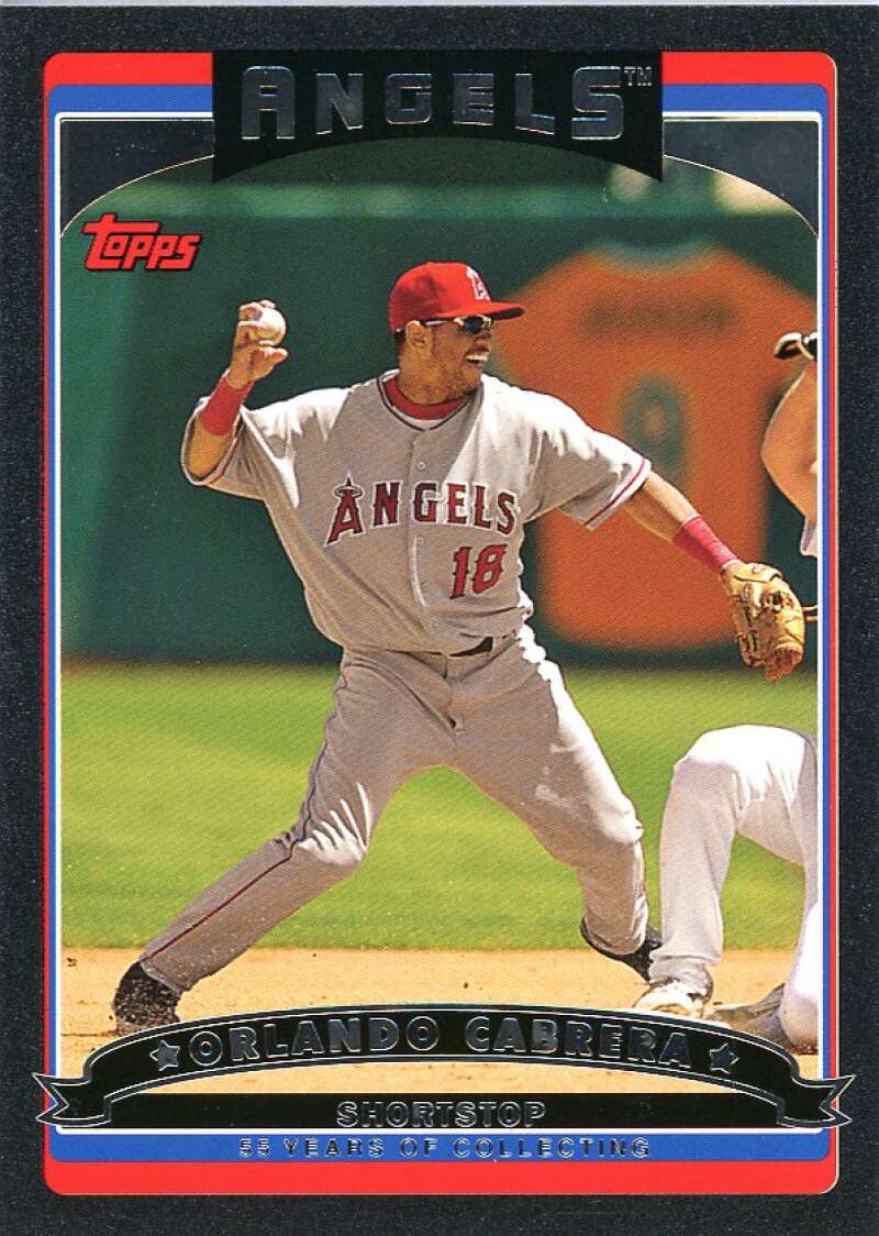 Orlando Cabrera Card 2006 Topps Black #332 Image 1