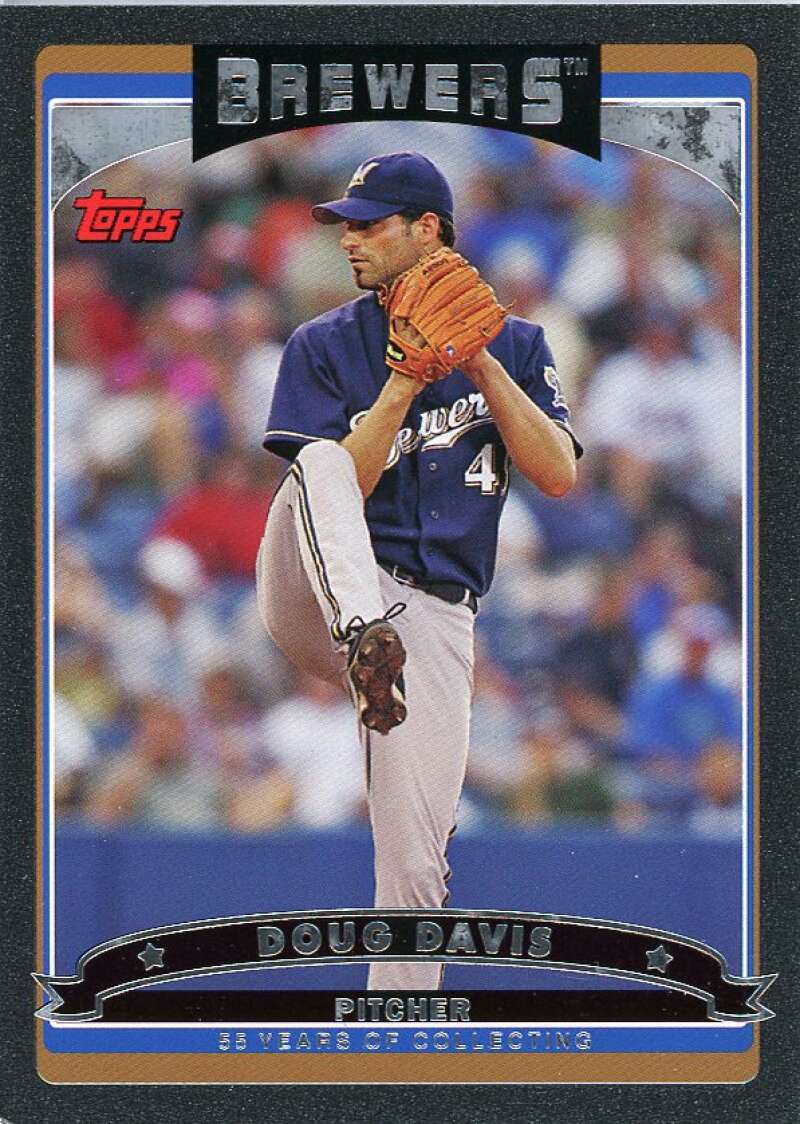 Doug Davis Card 2006 Topps Black #344 Image 1