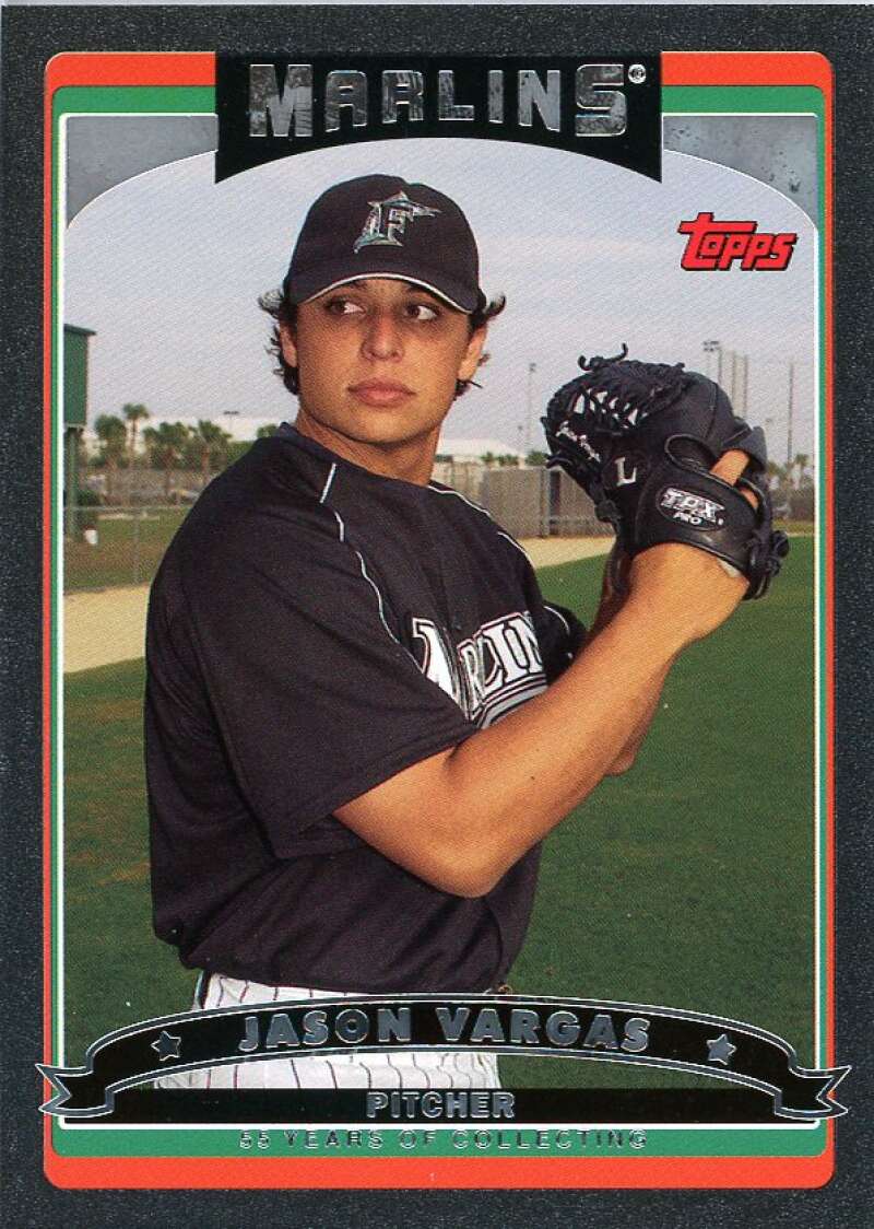 Jason Vargas Card 2006 Topps Black #397 Image 1