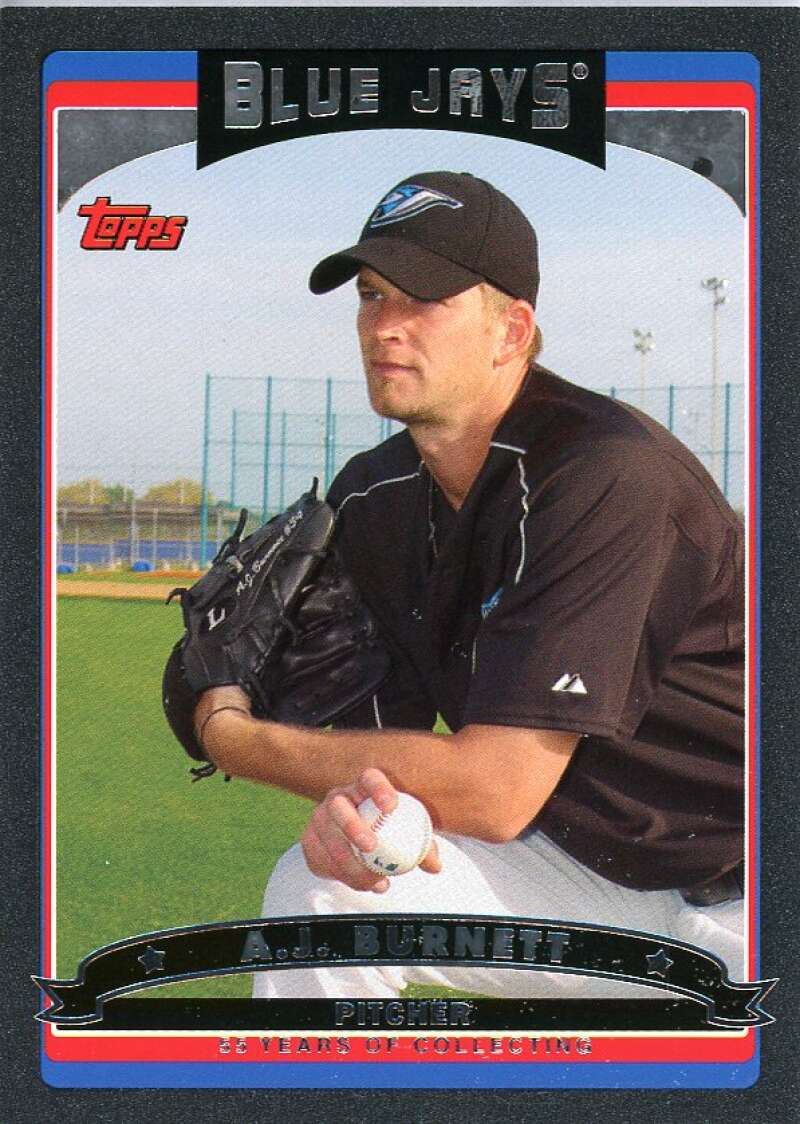 A.J. Burnett Card 2006 Topps Black #411 Image 1