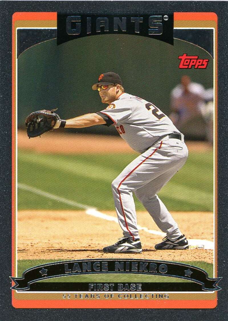 Lance Niekro Card 2006 Topps Black #414 Image 1