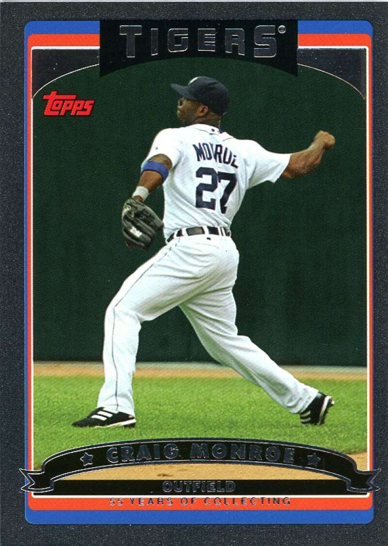 Craig Monroe Card 2006 Topps Black #442 Image 1