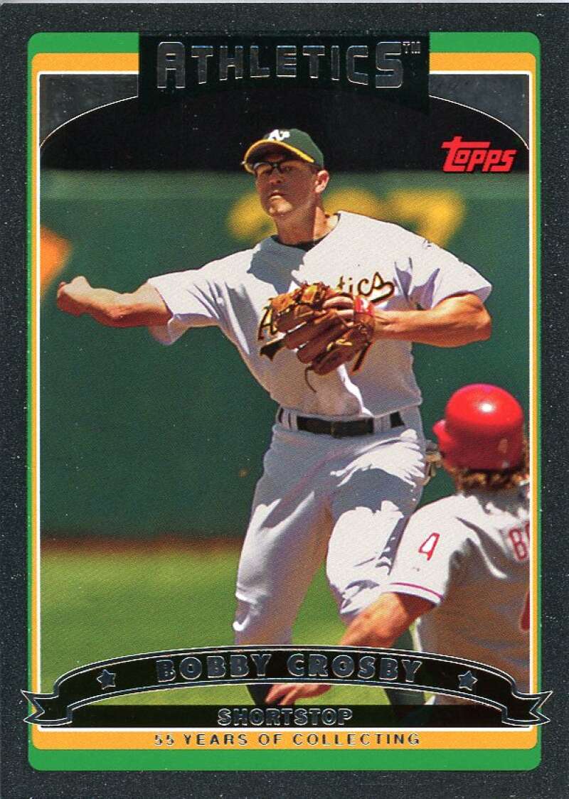 Bobby Crosby Card 2006 Topps Black #448 Image 1