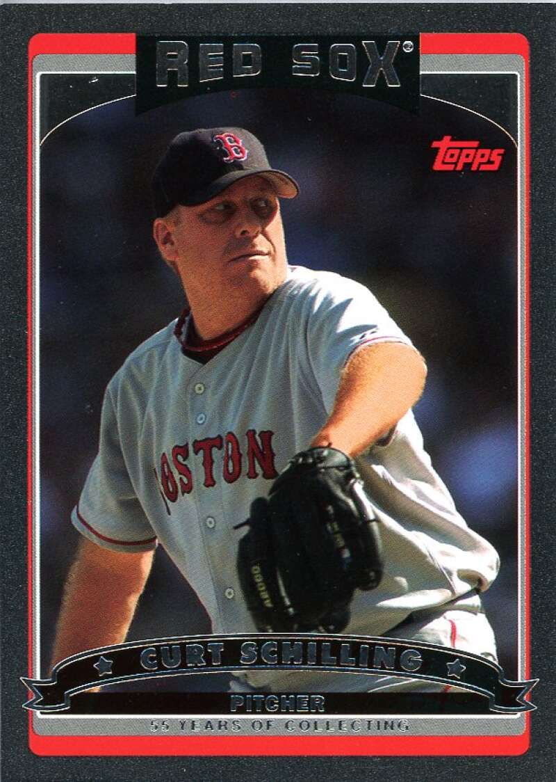 Curt Schilling Card 2006 Topps Black #451 Image 1