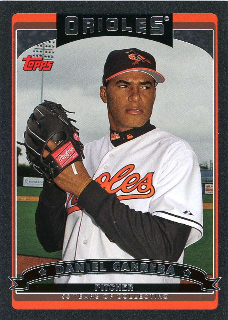 Daniel Cabrera Card 2006 Topps Black #453 Image 1