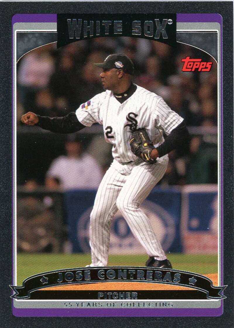 Jose Contreras Card 2006 Topps Black #480 Image 1