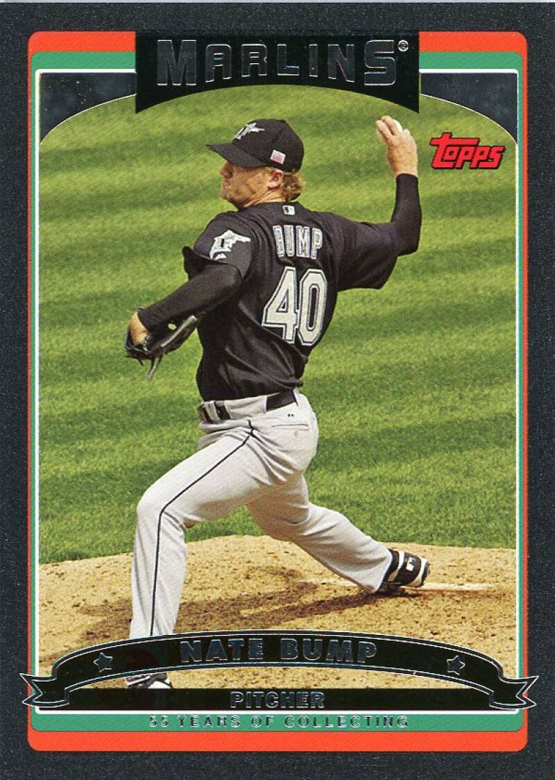 Nate Bump Card 2006 Topps Black #503 Image 1