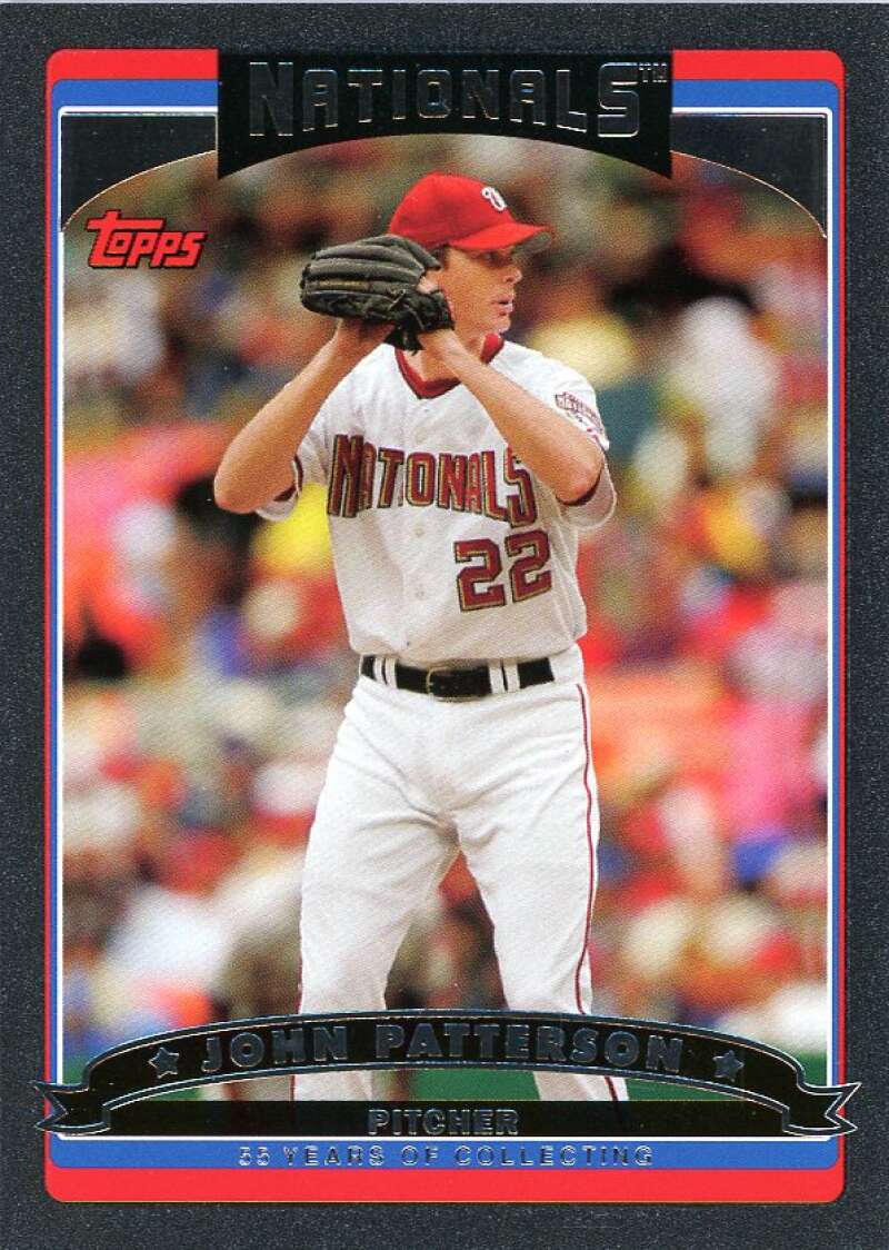 John Patterson Card 2006 Topps Black #507 Image 1