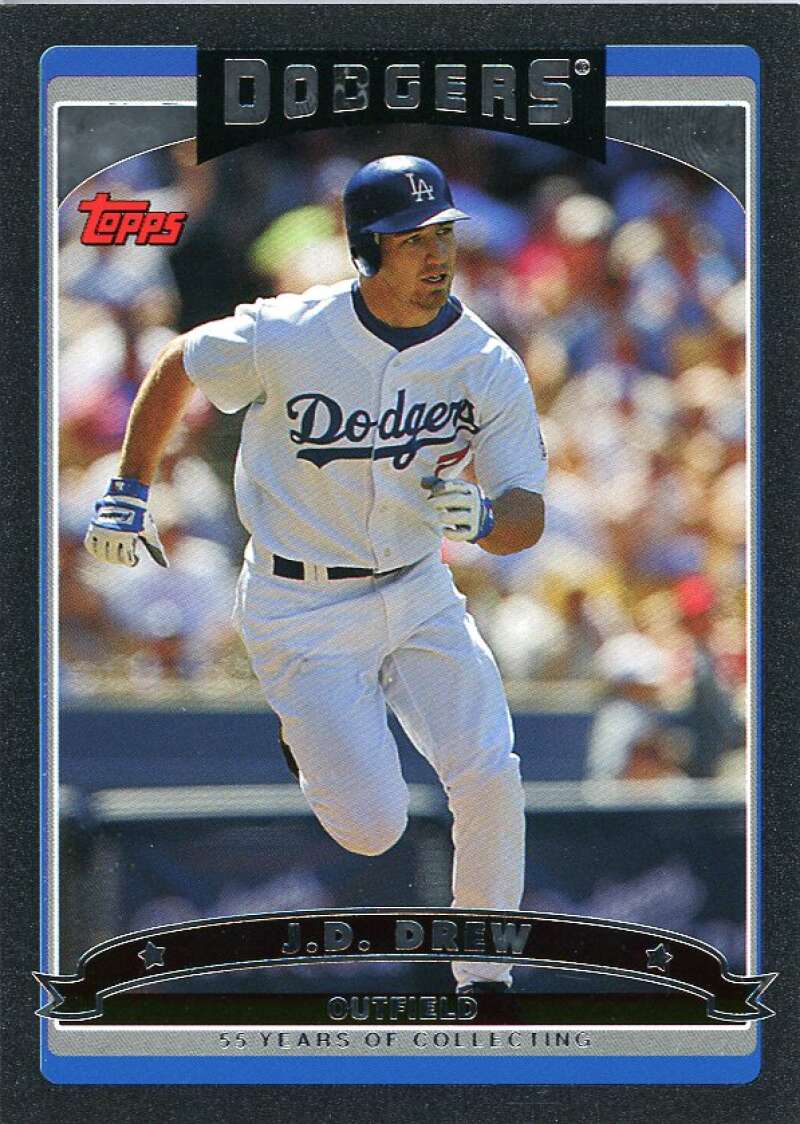 J.D. Drew Card 2006 Topps Black #510 Image 1