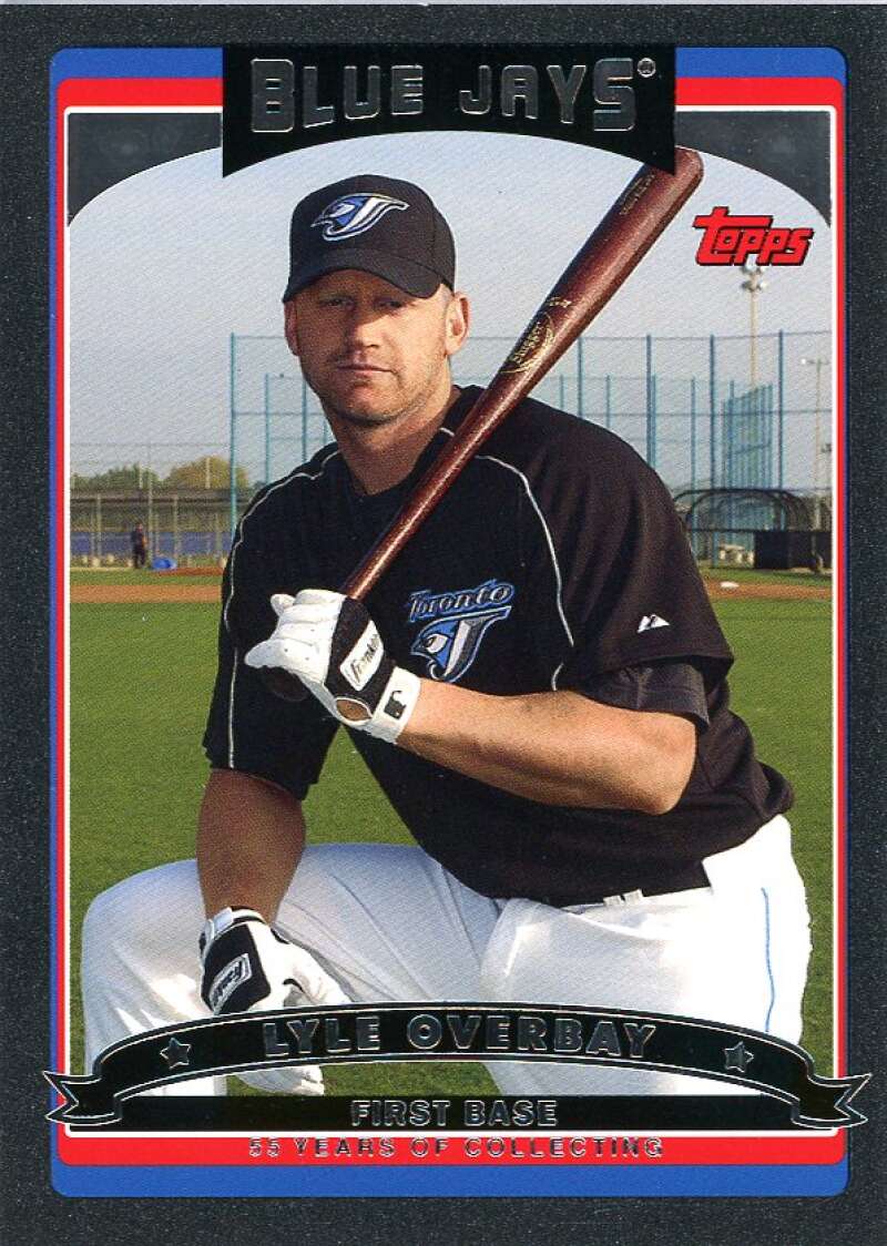 Lyle Overbay Card 2006 Topps Black #518 Image 1