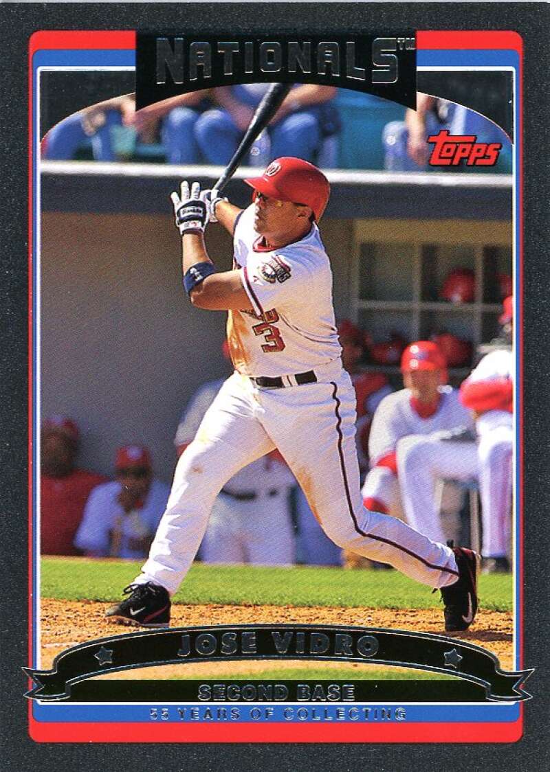 Jose Vidro Card 2006 Topps Black #527 Image 1