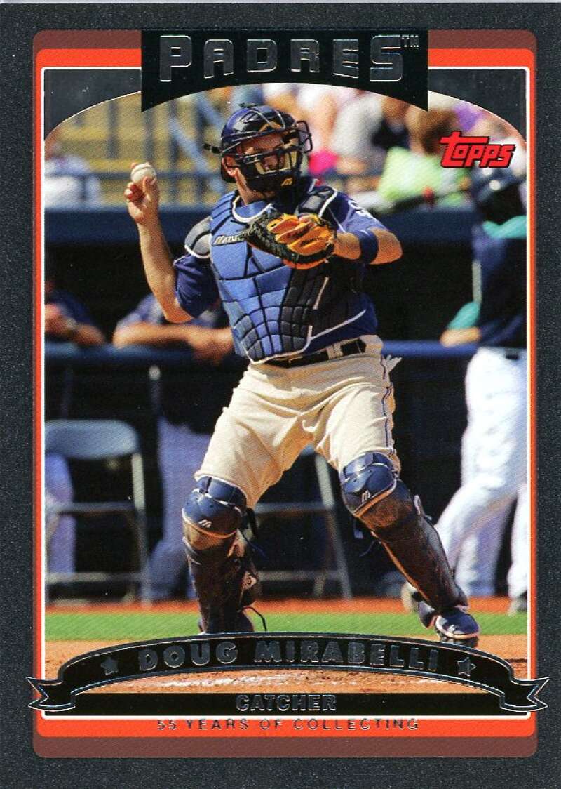 Doug Mirabelli Card 2006 Topps Black #528 Image 1