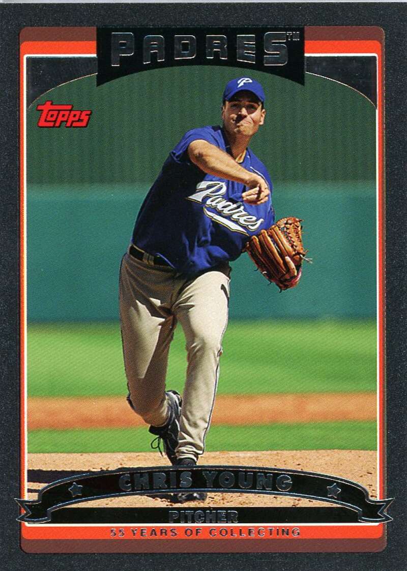 Chris Young Card 2006 Topps Black #542 Image 1