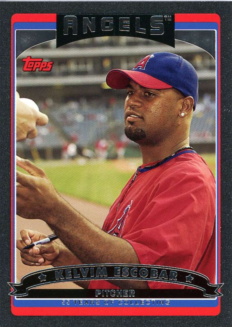 Kelvim Escobar Card 2006 Topps Black #545 Image 1