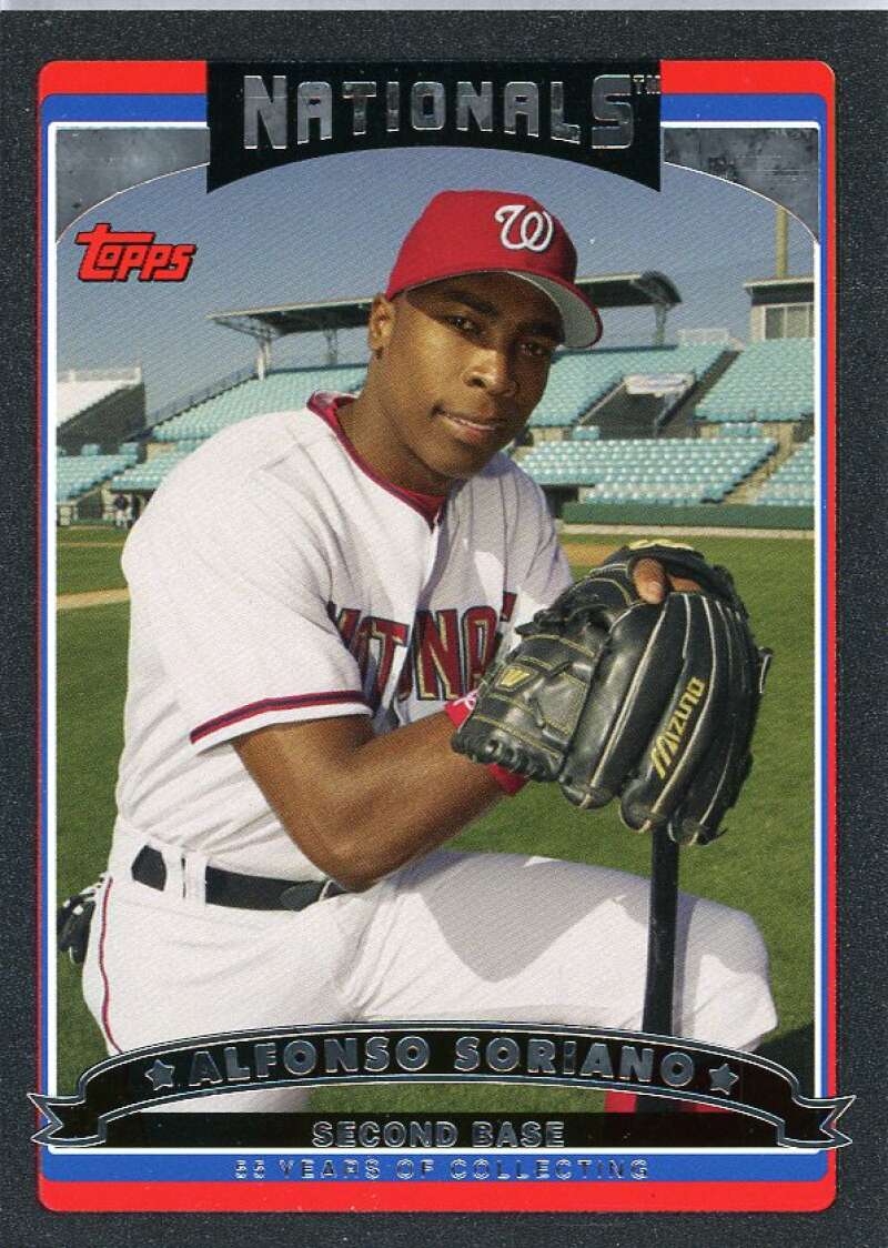 Alfonso Soriano Card 2006 Topps Black #550 Image 1