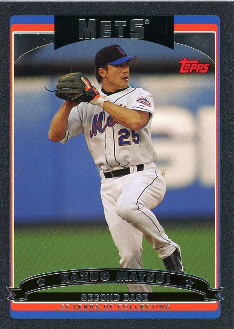 Kazuo Matsui Card 2006 Topps Black #554 Image 1