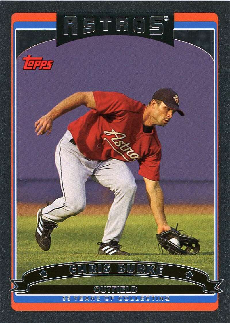 Chris Burke Card 2006 Topps Black #557 Image 1