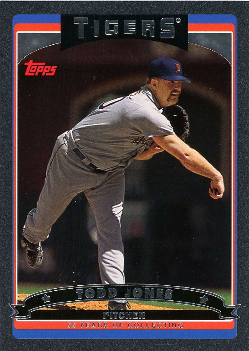 Todd Jones Card 2006 Topps Black #572 Image 1